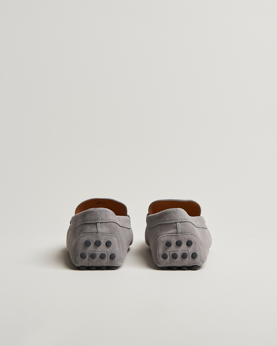 Hombres | Tod's Gommino Carshoe Grey Suede | Tod's | Gommino Carshoe Grey Suede