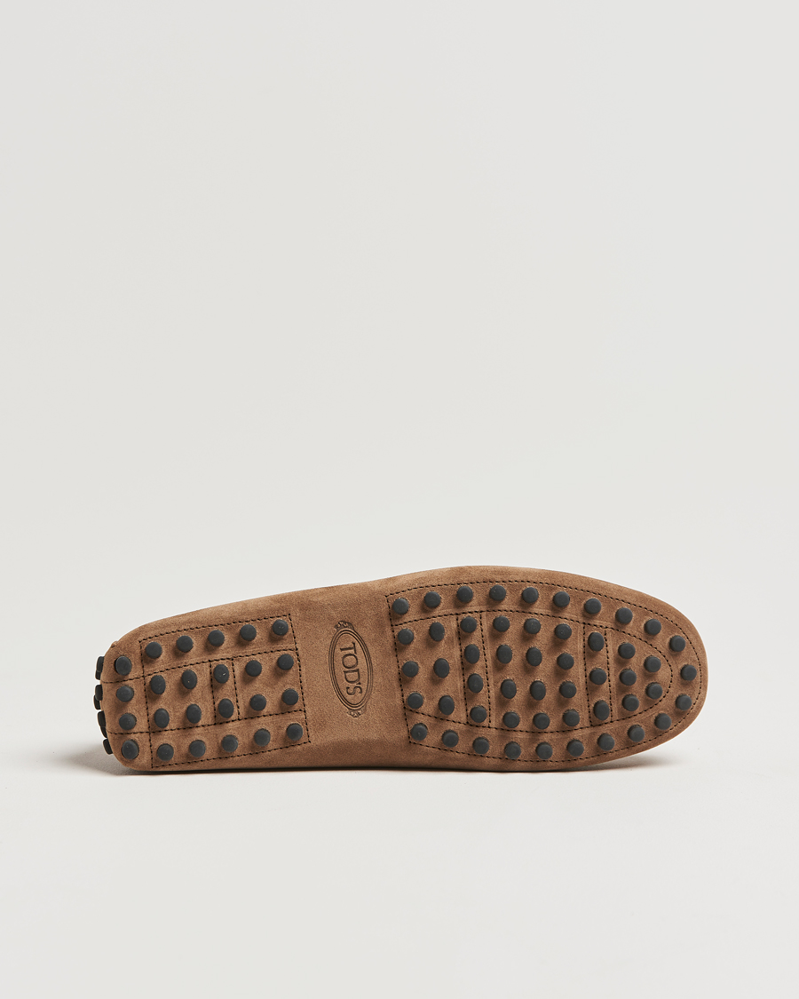 Hombres | Tod's Gommino Carshoe Brown Suede | Tod's | Gommino Carshoe Brown Suede