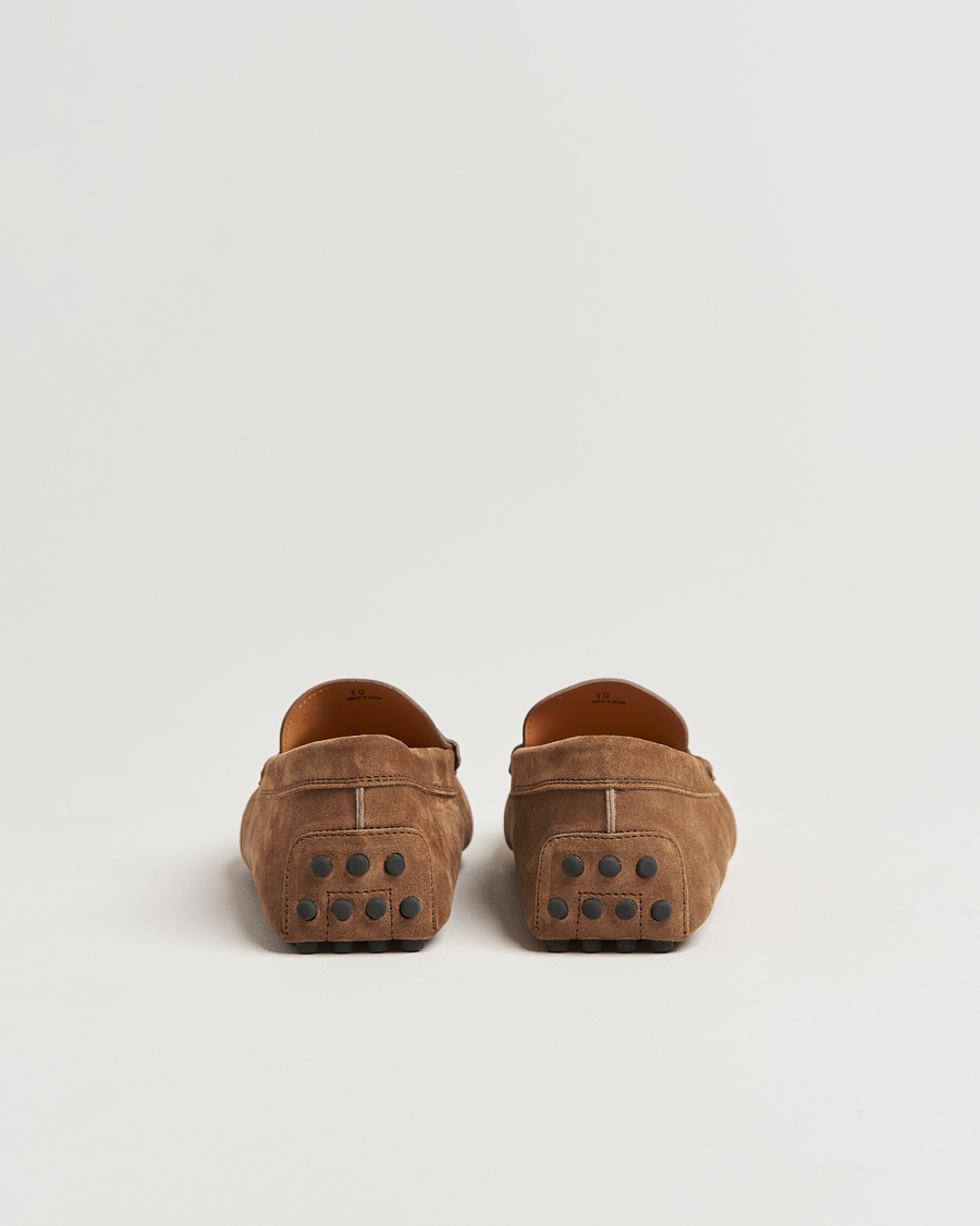 Hombres | Tod's Gommino Carshoe Brown Suede | Tod's | Gommino Carshoe Brown Suede