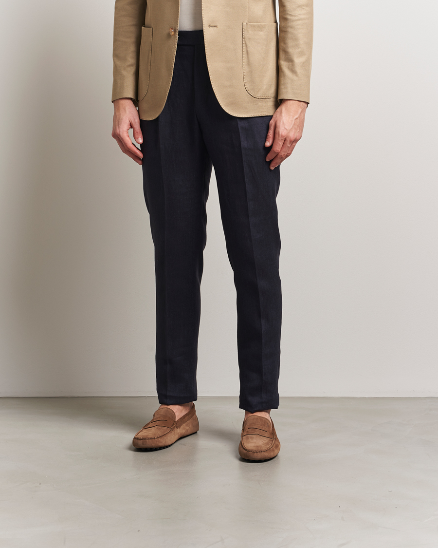 Hombres | Tod's Gommino Carshoe Brown Suede | Tod's | Gommino Carshoe Brown Suede