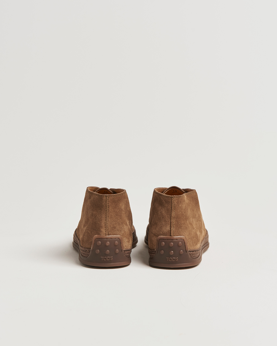 Hombres | Tod's Raffia Chukka Boot Brown Suede | Tod's | Raffia Chukka Boot Brown Suede