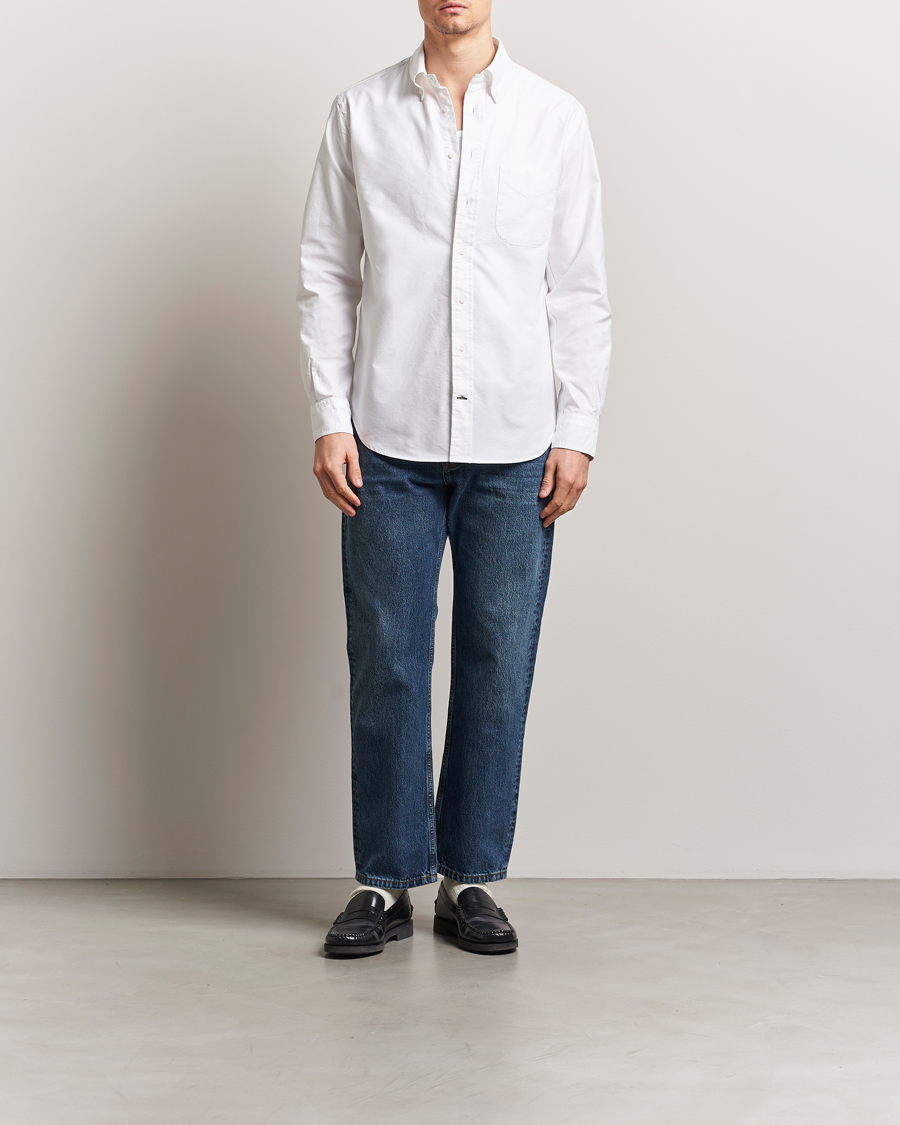 Hombres | Camisas | Gitman Vintage | Button Down Oxford Shirt White