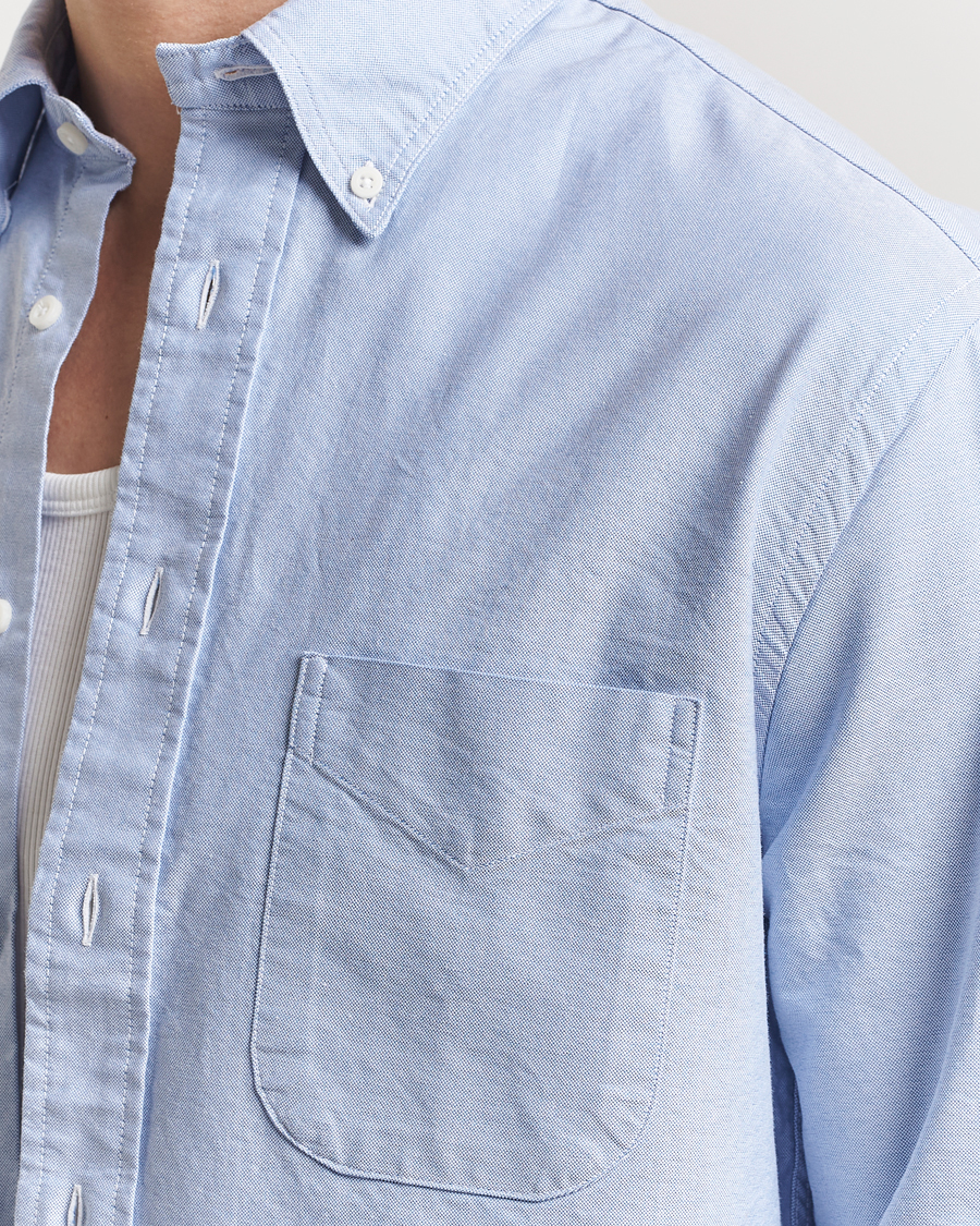 Hombres | Camisas | Gitman Vintage | Button Down Oxford Shirt Light Blue