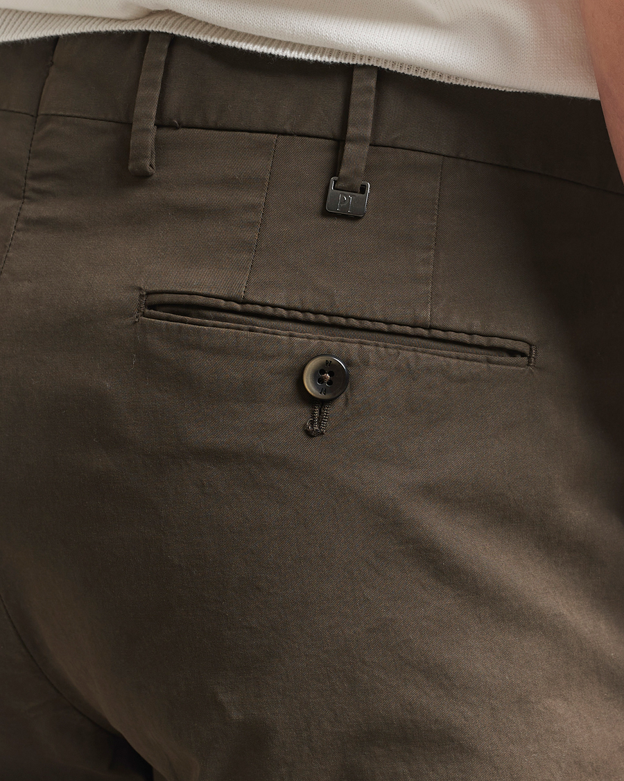 Hombres | Pantalones | PT01 | Gentleman Fit Cotton/Stretch Trousers Brown