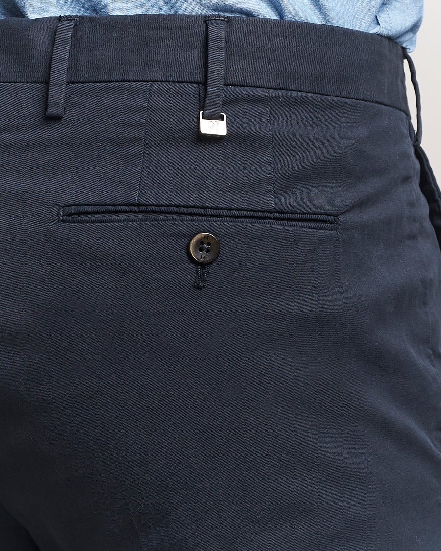 Hombres | Pantalones | PT01 | Gentleman Fit Cotton/Stretch Trousers Navy