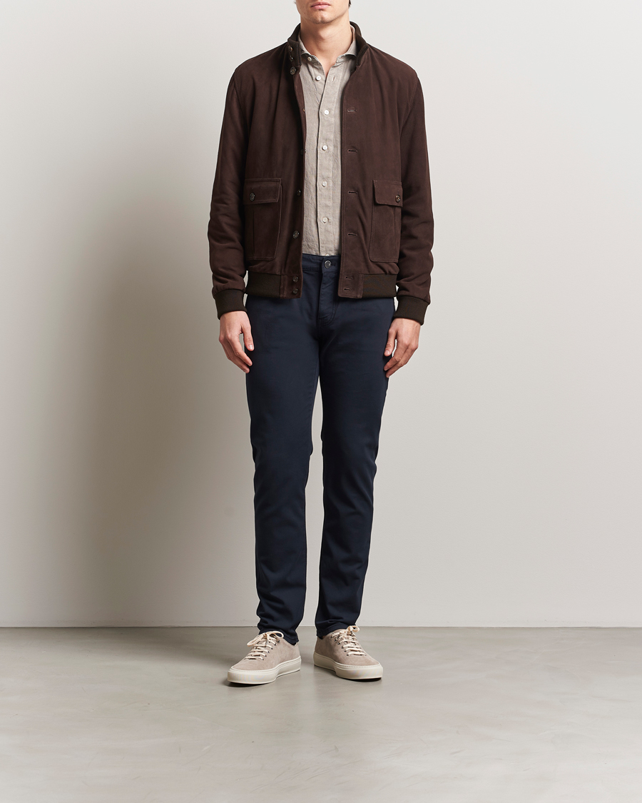 Hombres | Pantalones | PT01 | Slim Fit 5-Pocket Pants Navy