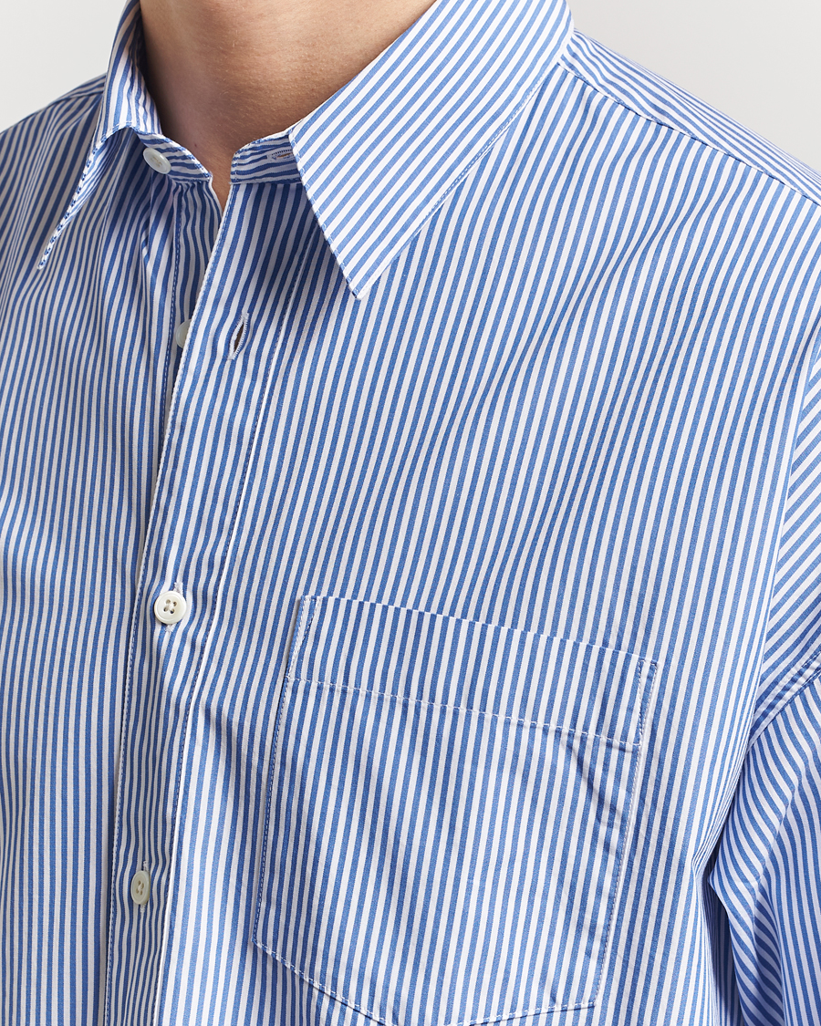 Hombres | Camisas | Sunflower | Stable Shirt Blue Stripe