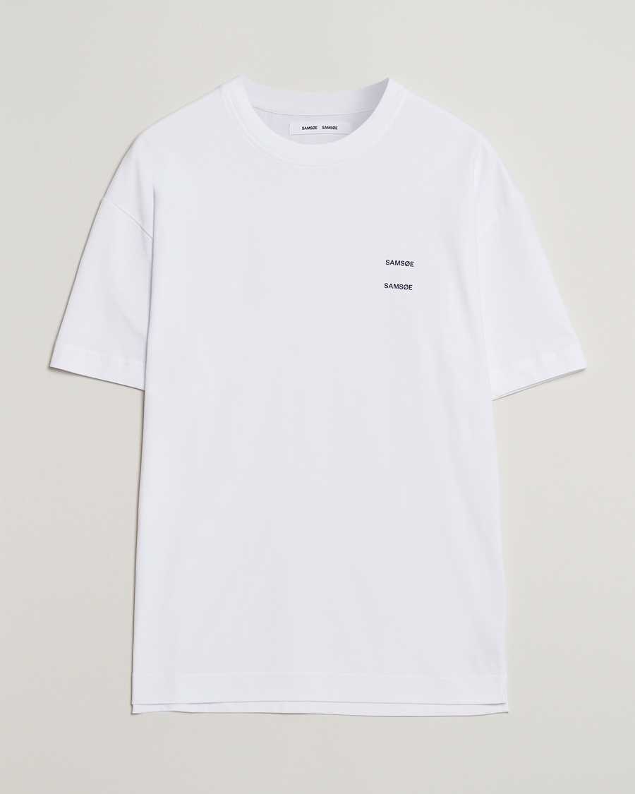 Hombres | Camisetas | Samsøe Samsøe | Joel Organic Cotton T-Shirt White