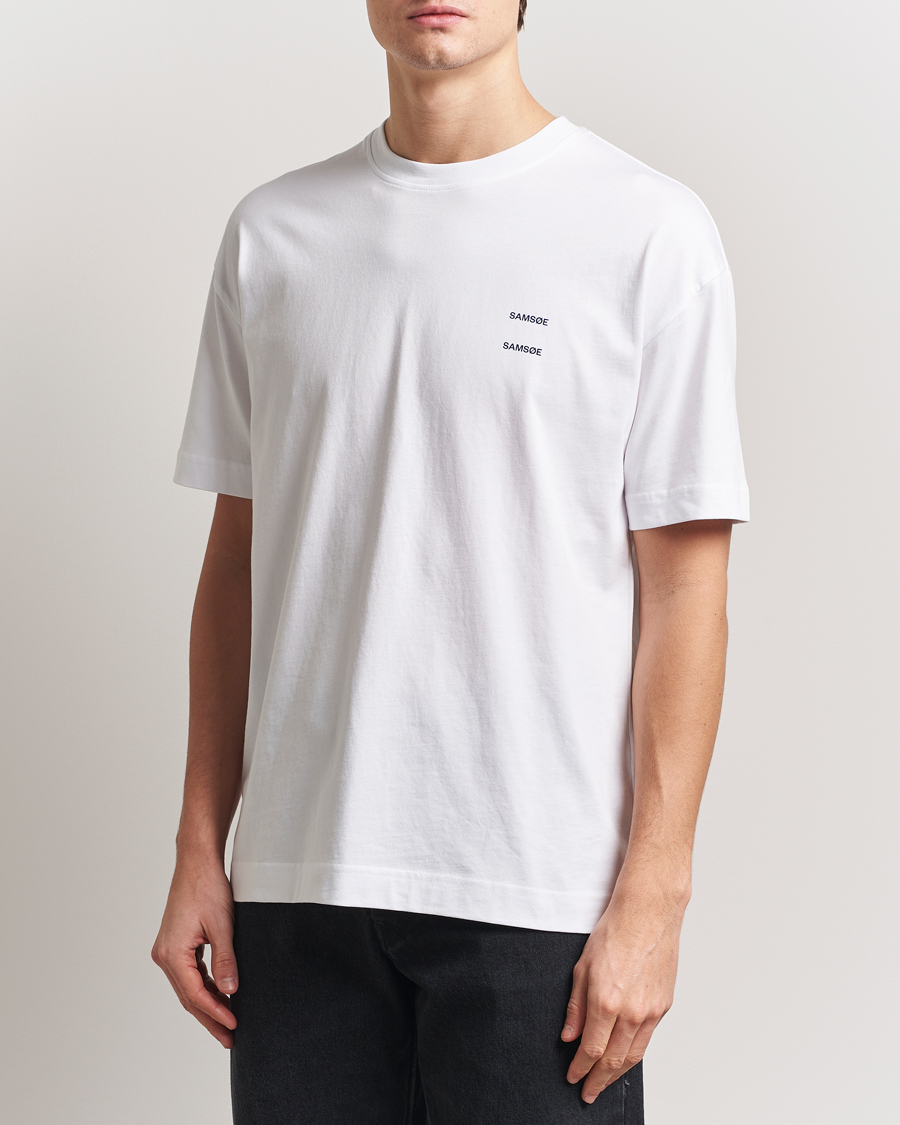 Hombres | Camisetas | Samsøe Samsøe | Joel Organic Cotton T-Shirt White