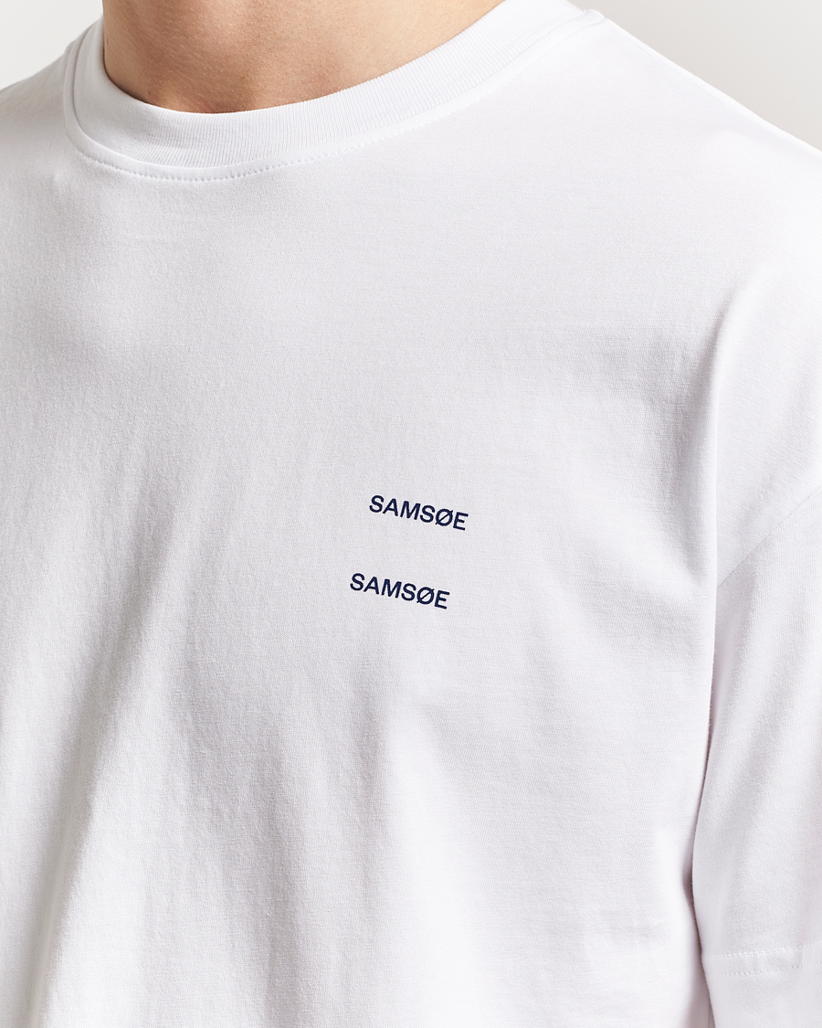 Hombres | Camisetas | Samsøe Samsøe | Joel Organic Cotton T-Shirt White