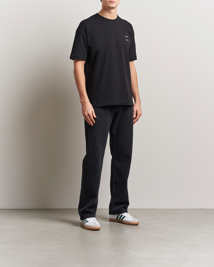 Hombres | Camisetas | Samsøe Samsøe | Joel Organic Cotton T-Shirt Black