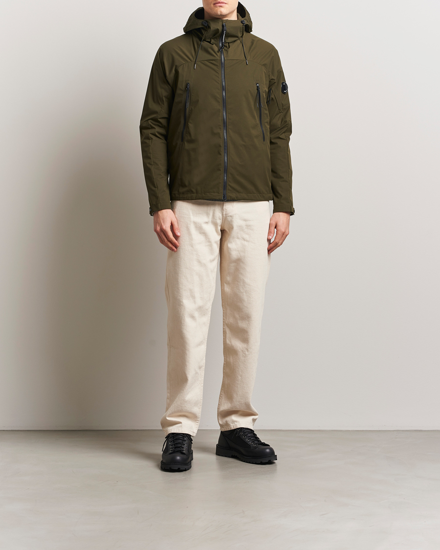 Hombres | Abrigos y chaquetas | C.P. Company | Pro-Tek Lens Hooded Jacket Olive