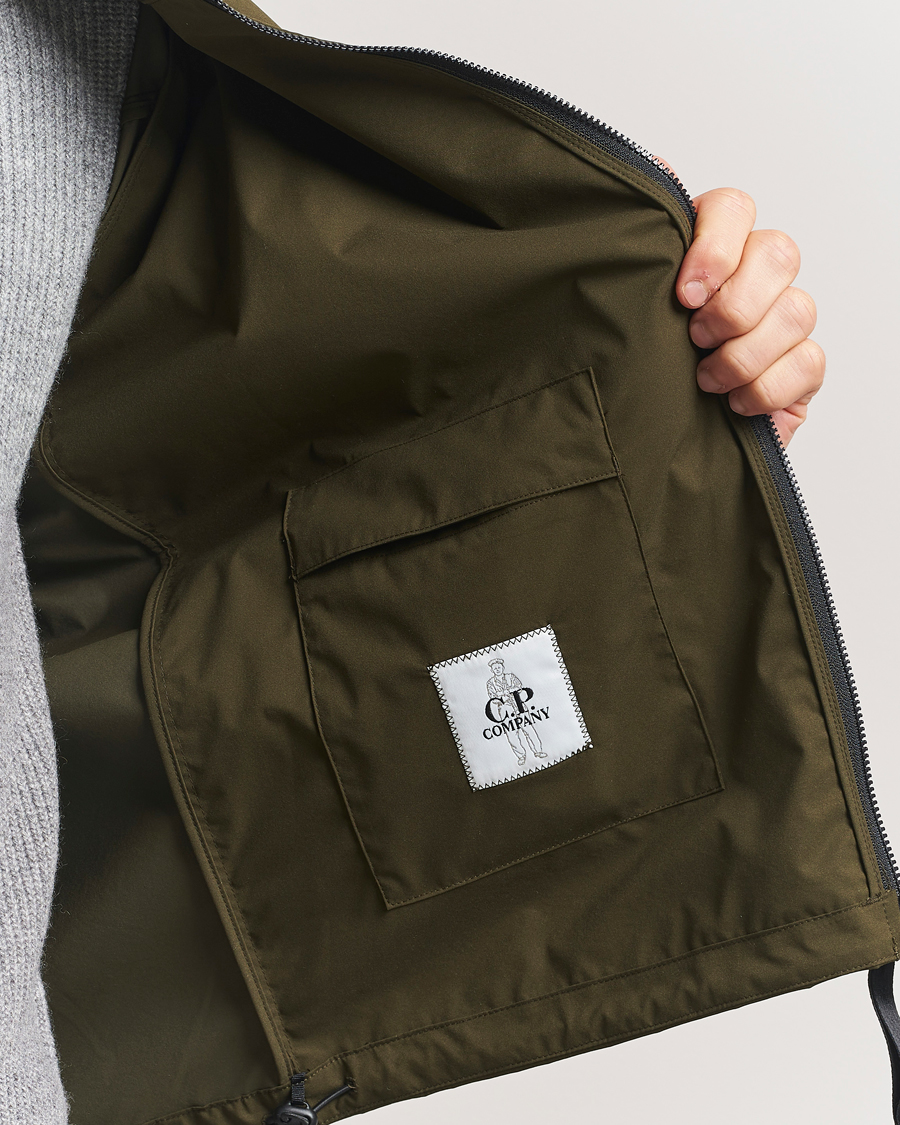 Hombres | Abrigos y chaquetas | C.P. Company | Pro-Tek Lens Hooded Jacket Olive