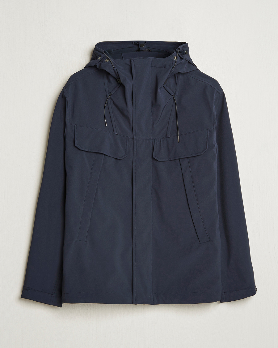 Hombres | Abrigos y chaquetas | C.P. Company | Shell-R Goggle Hood Jacket Navy