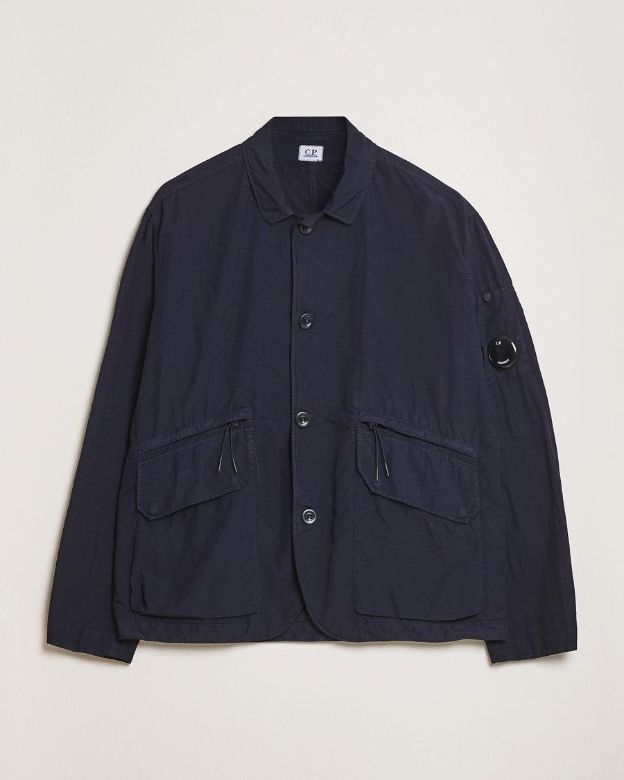 Hombres | Abrigos y chaquetas | C.P. Company | Flatt Nylon Blazer Jacket Navy