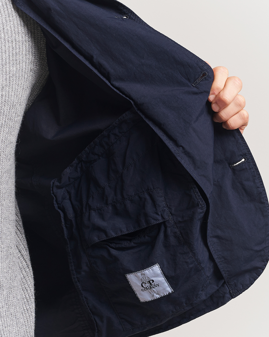 Hombres | Abrigos y chaquetas | C.P. Company | Flatt Nylon Blazer Jacket Navy