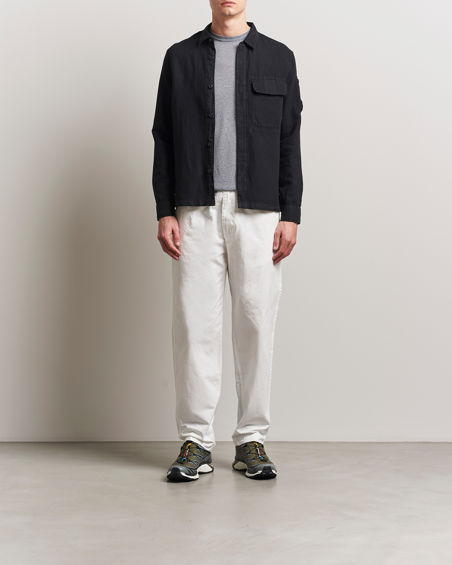 Hombres | Pantalones | C.P. Company | Microreps Drawstring Pants White