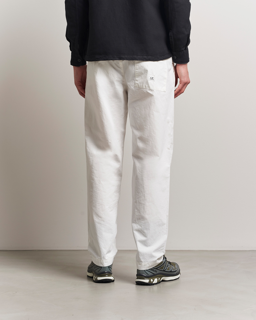Hombres | Pantalones | C.P. Company | Microreps Drawstring Pants White