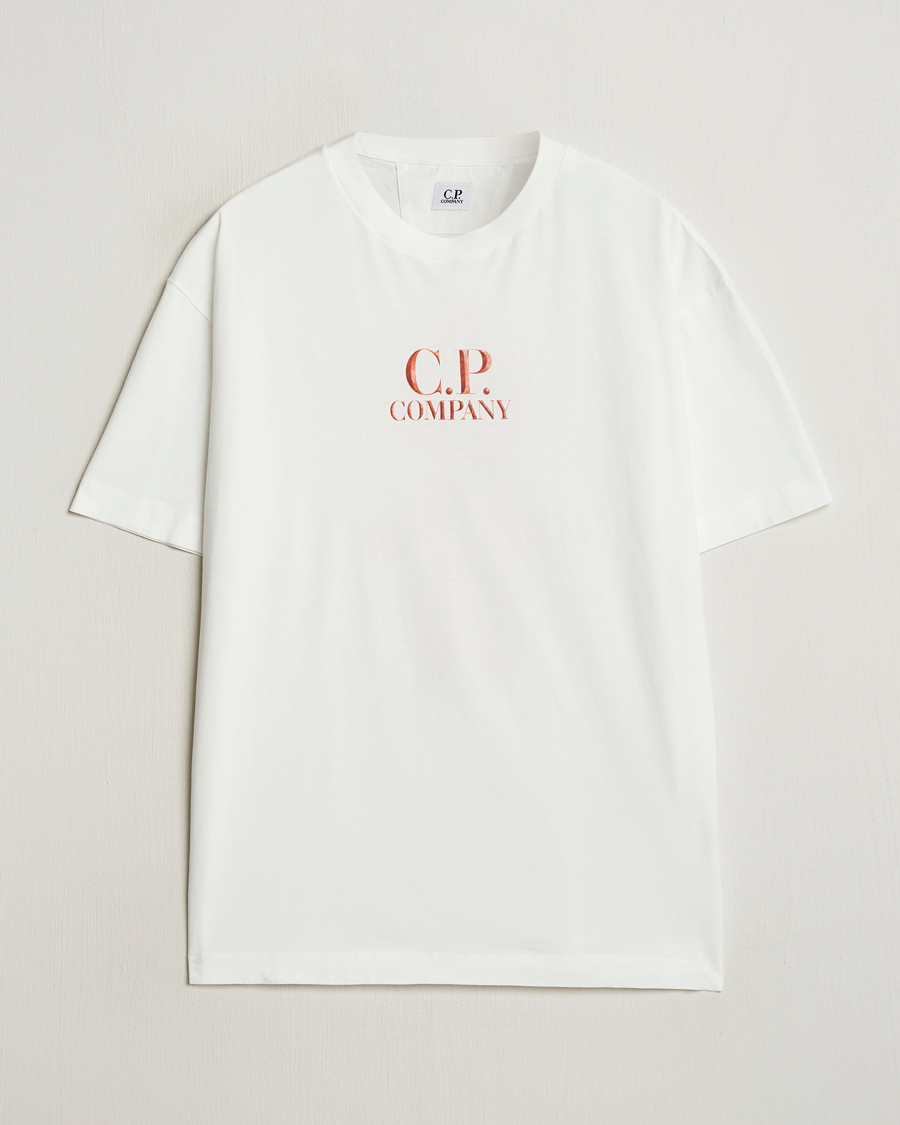 Hombres | Camisetas | C.P. Company | Short Sleeve Back Logo T-Shirt White