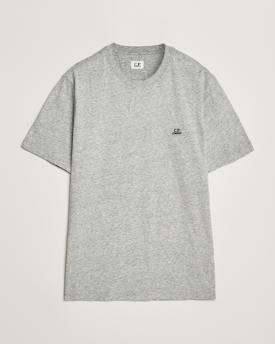 Hombres | Camisetas | C.P. Company | Short Sleeve Small Logo T-Shirt Grey