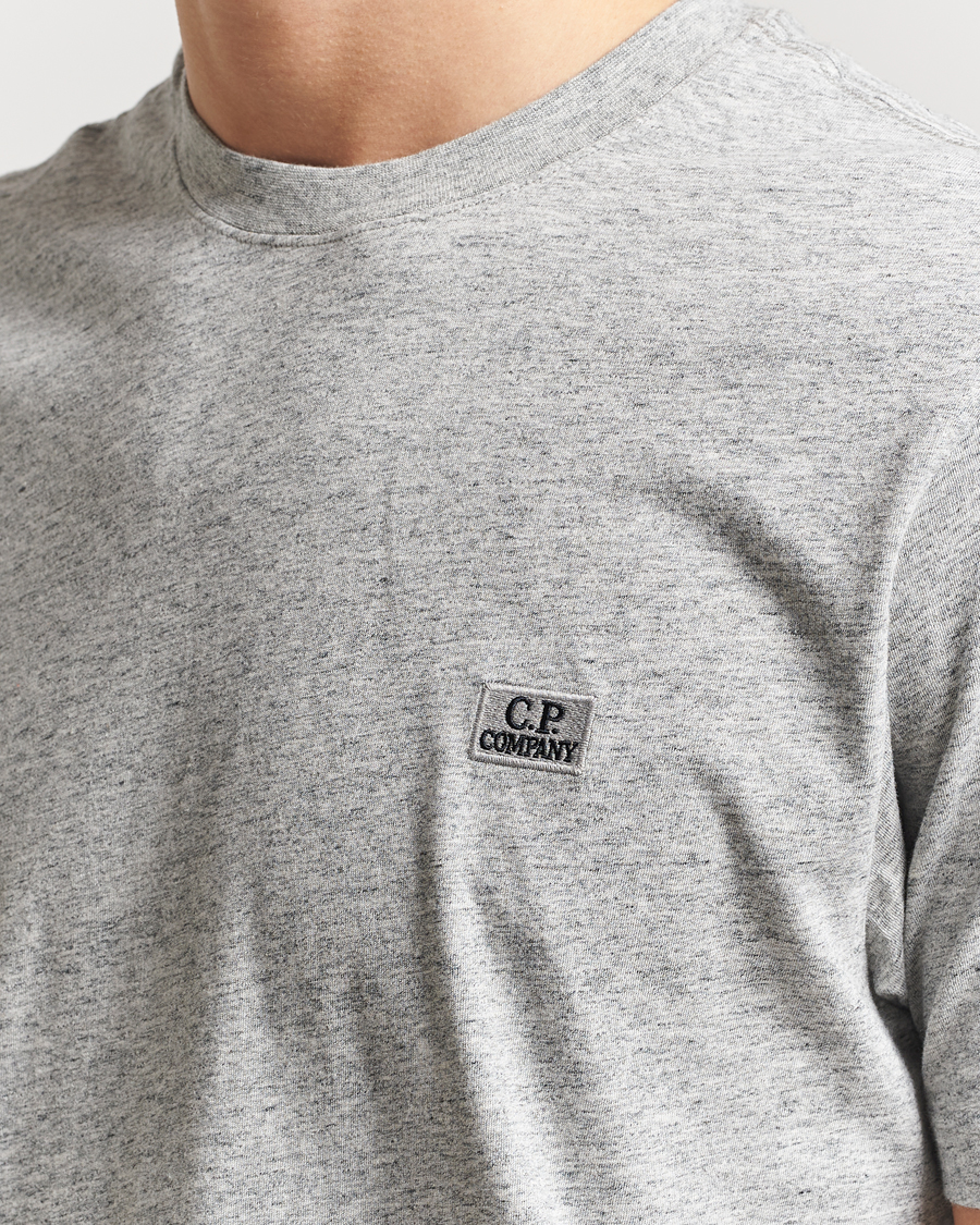 Hombres | Camisetas | C.P. Company | Short Sleeve Small Logo T-Shirt Grey