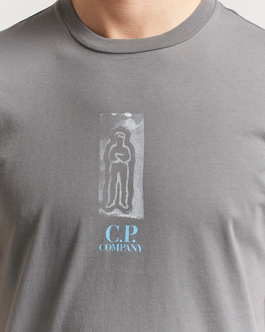 Hombres | Camisetas | C.P. Company | Back Print Short Sleeve T-Shirt Grey
