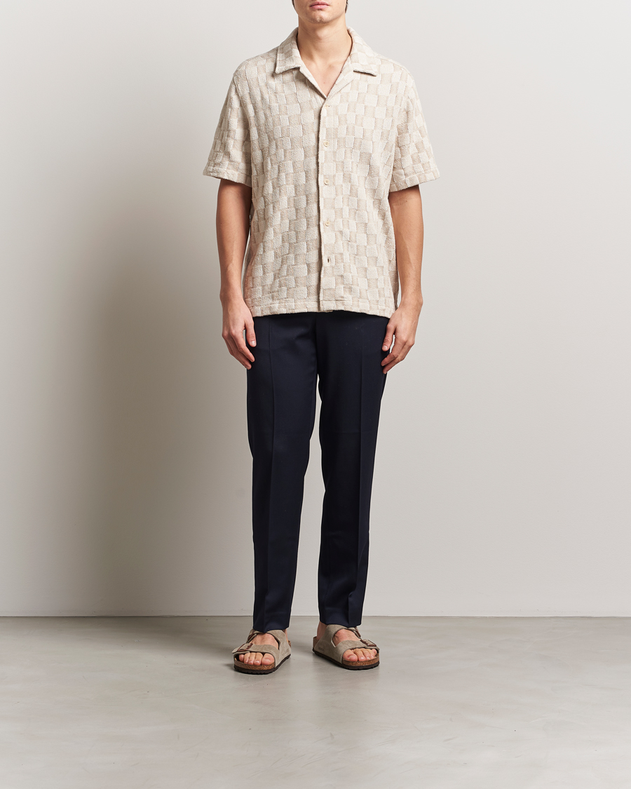 Hombres | Camisas | J.Lindeberg | Torpa Resort Jersey Shirt Moonbeam