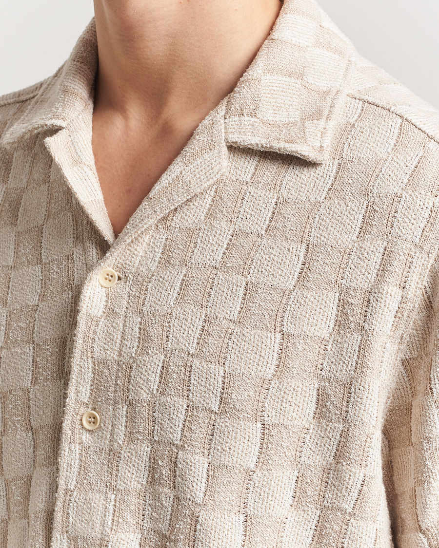 Hombres | Camisas | J.Lindeberg | Torpa Resort Jersey Shirt Moonbeam