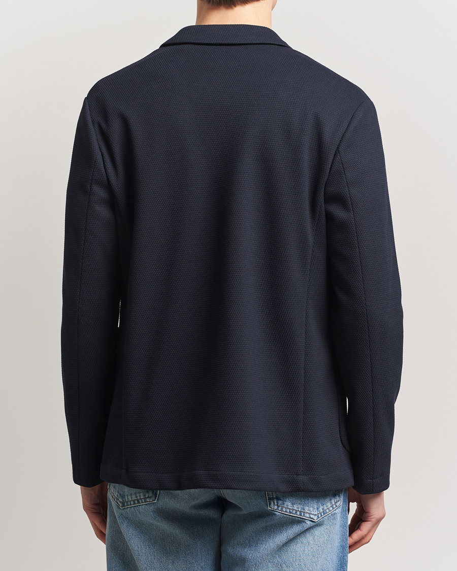 Hombres | Blazers | J.Lindeberg | Calvon 3D Piquet Blazer Navy