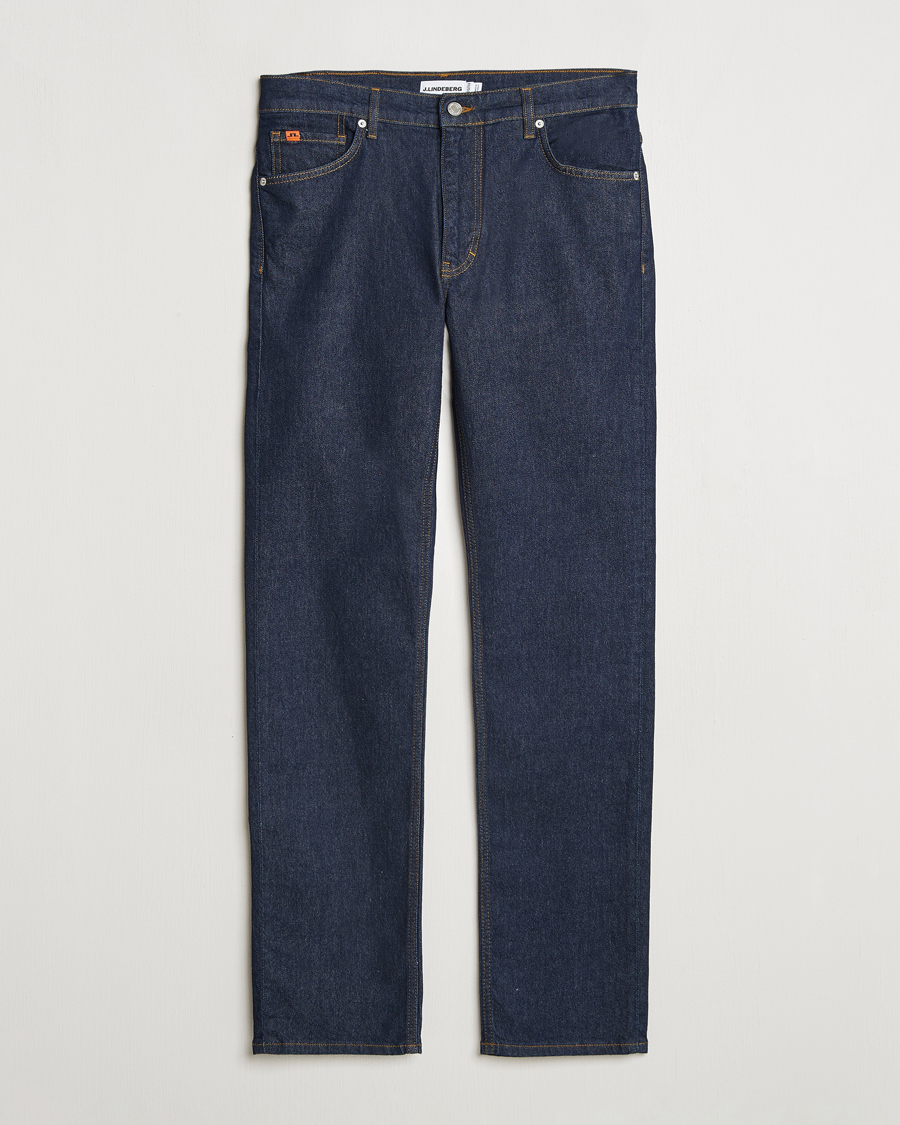 Hombres | Vaqueros | J.Lindeberg | Jax Rinsed Slim Jeans Dark Blue