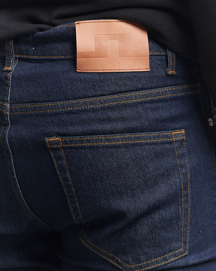 Hombres | Vaqueros | J.Lindeberg | Jax Rinsed Slim Jeans Dark Blue