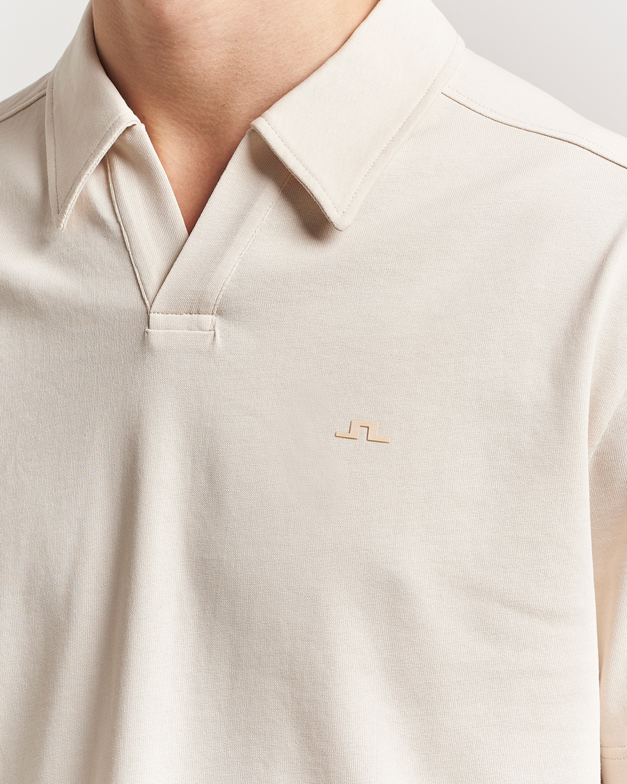Hombres | Polos | J.Lindeberg | Roy Relaxed Polo Pique Moonbeam