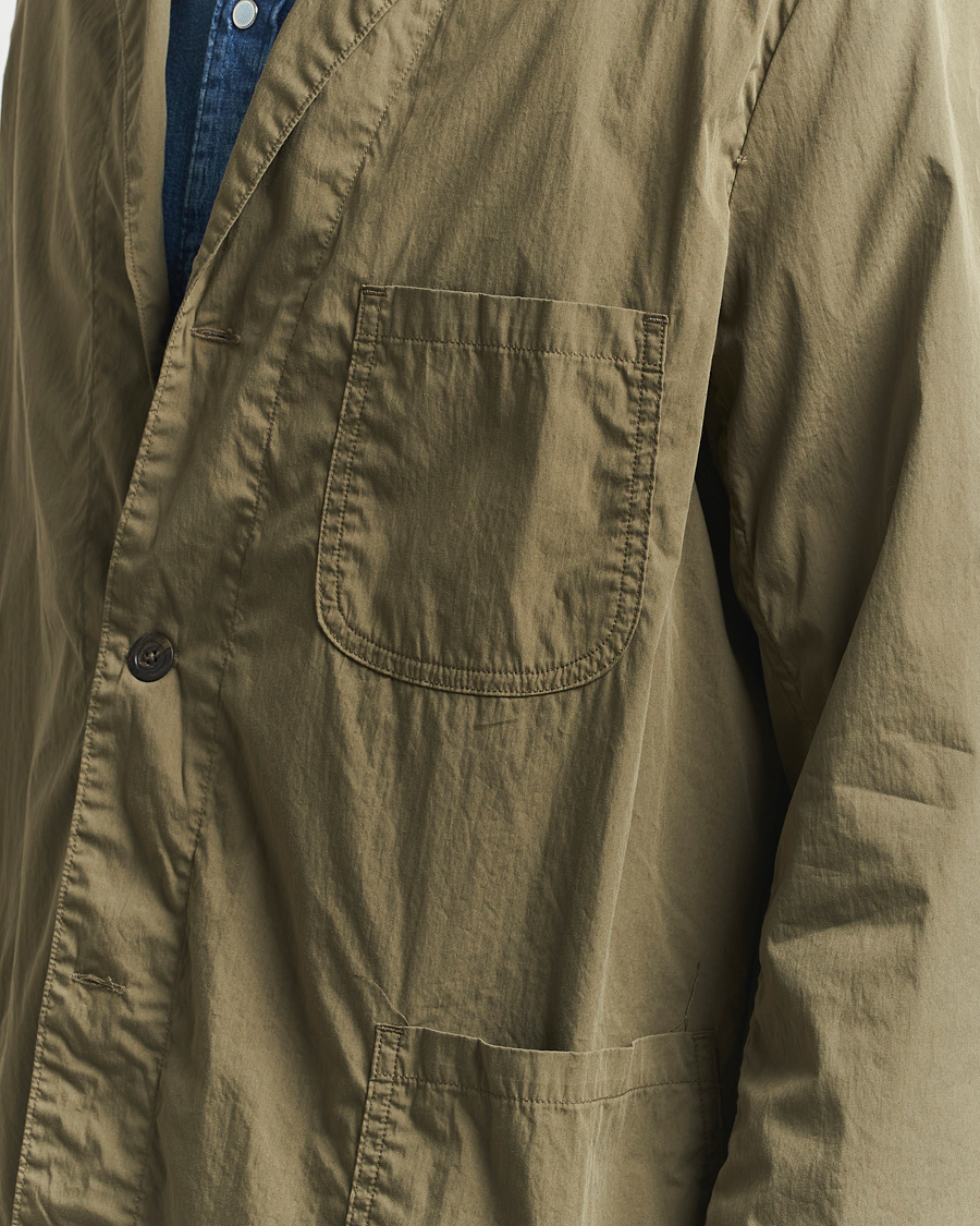 Hombres | Blazers | orSlow | Light Cotton Blazer Army Green