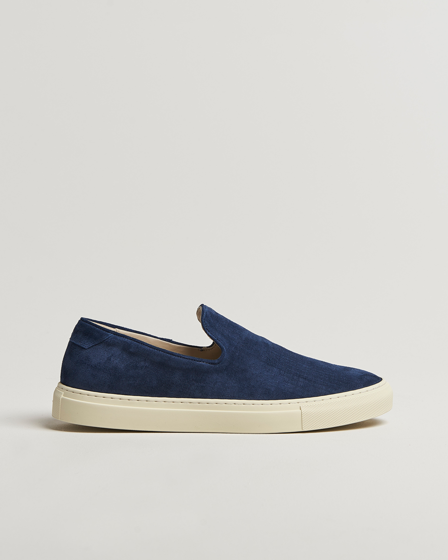 Hombres | CQP Jetty Suede Sneaker Loafer Washed Navy | CQP | Jetty Suede Sneaker Loafer Washed Navy