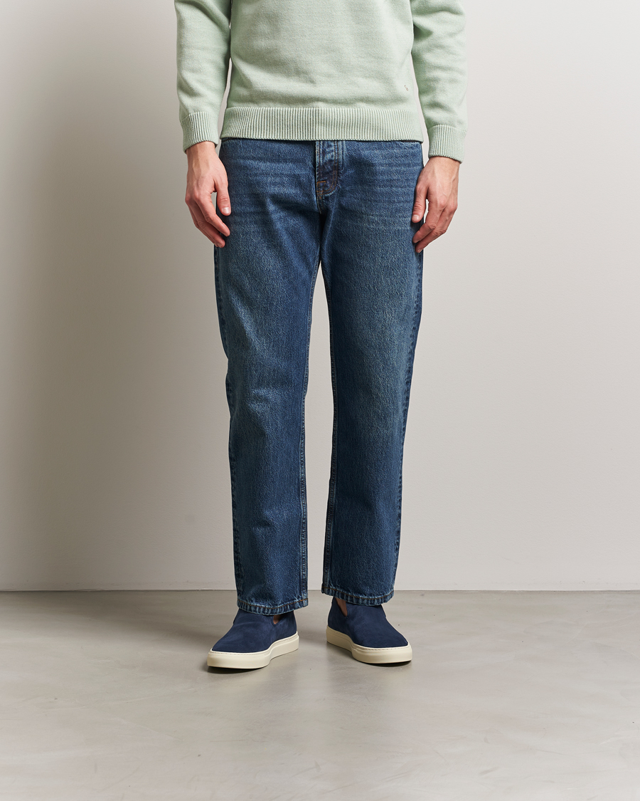 Hombres | CQP Jetty Suede Sneaker Loafer Washed Navy | CQP | Jetty Suede Sneaker Loafer Washed Navy