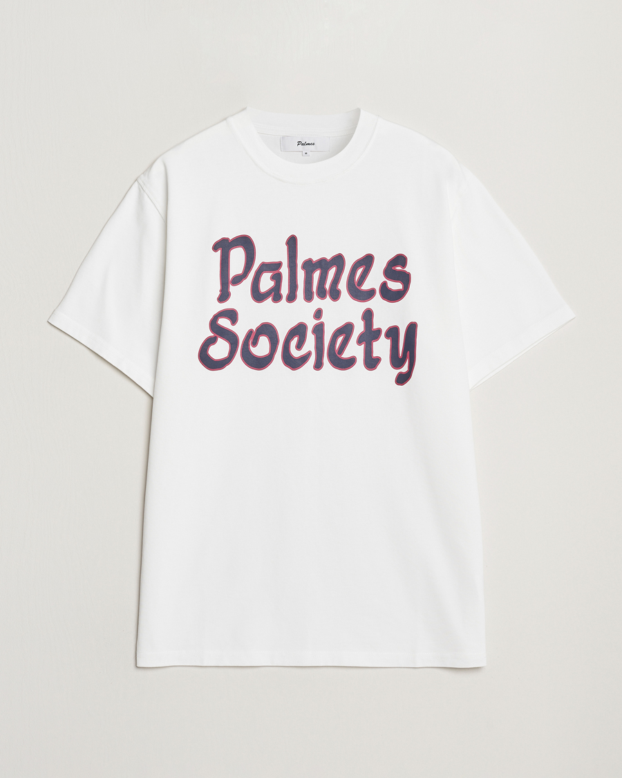 Hombres | Camisetas | Palmes | Society T-Shirt White
