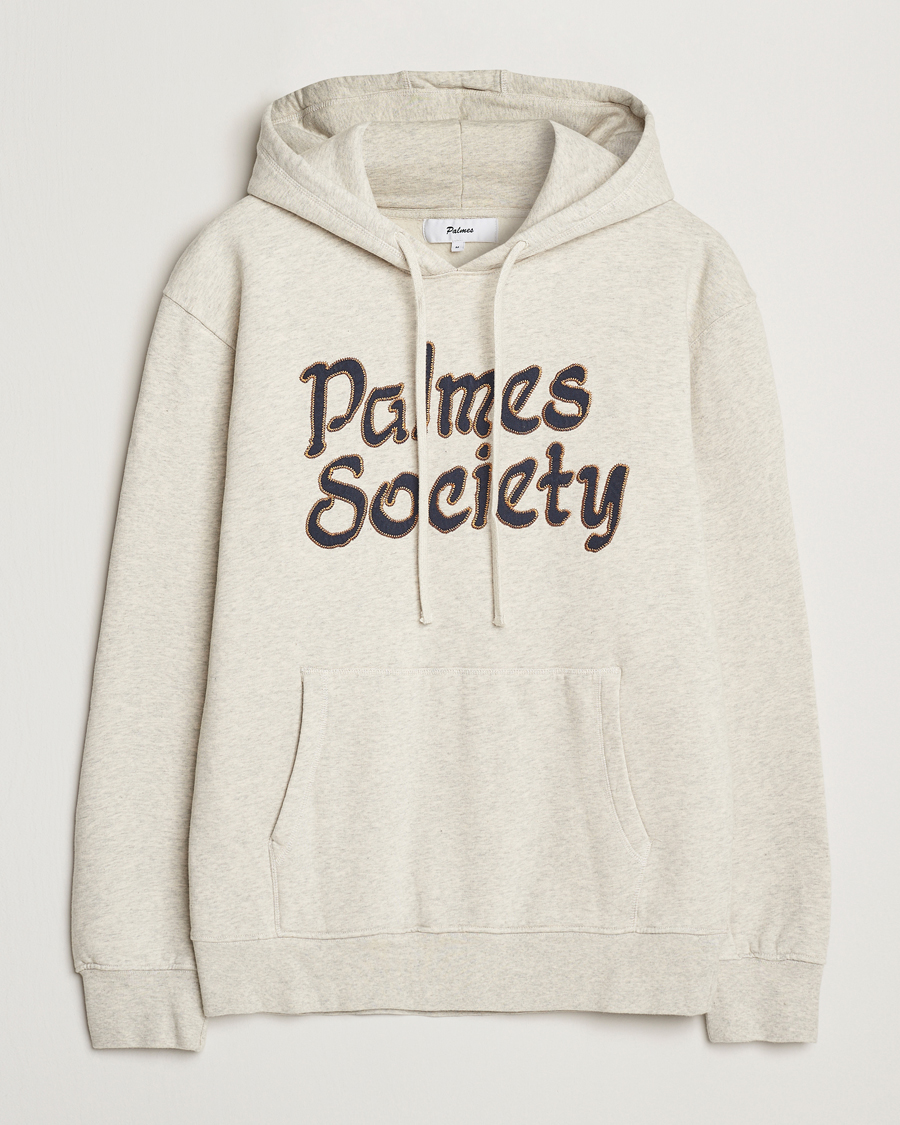Hombres | Jerséis y prendas de punto | Palmes | Society Hoodie Oatmeal