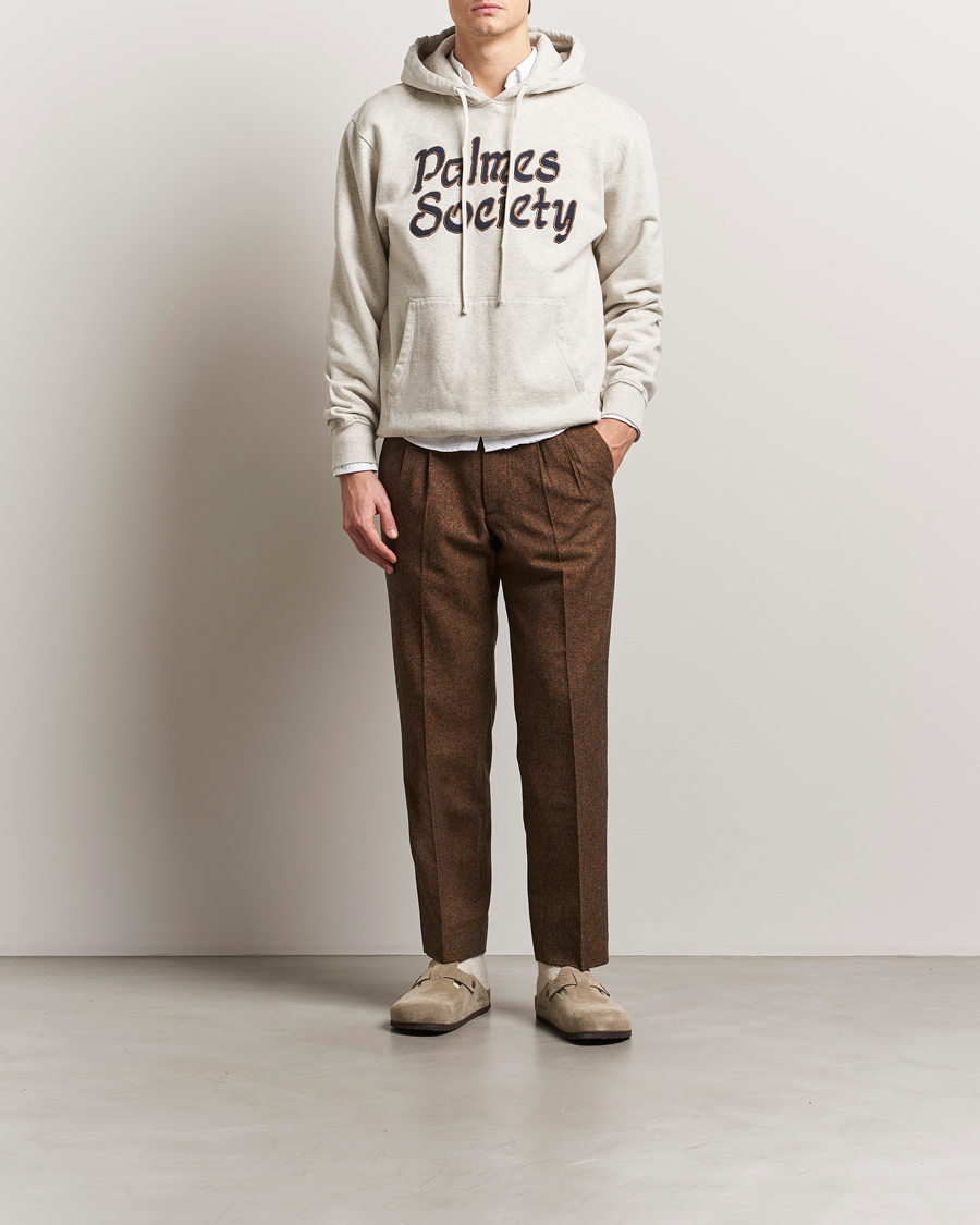 Hombres | Jerséis y prendas de punto | Palmes | Society Hoodie Oatmeal