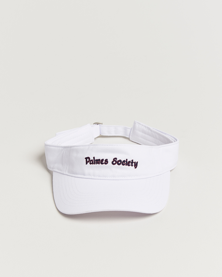 Hombres | Palmes Society Visor Cap White | Palmes | Society Visor Cap White