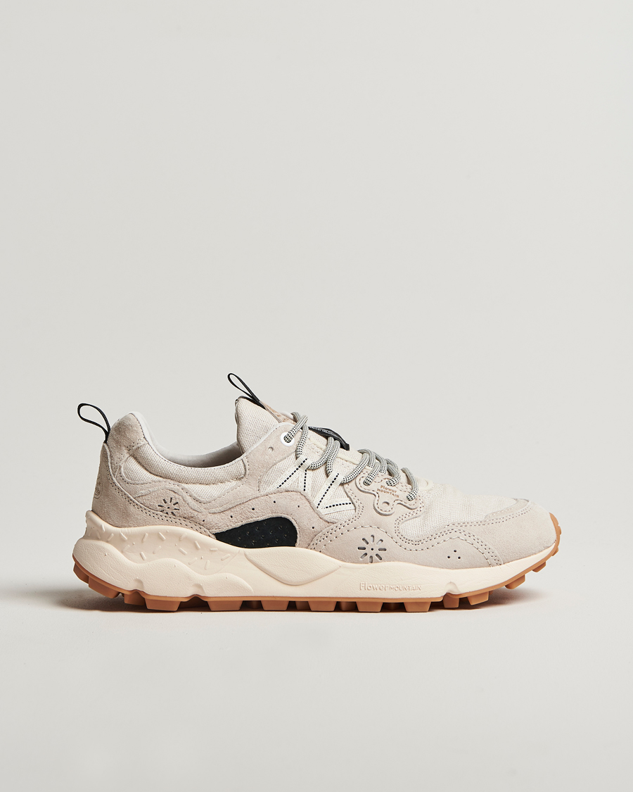 Hombres | Zapatillas | Flower Mountain | Yamano 3 Suede/Nylon Sneaker Beige