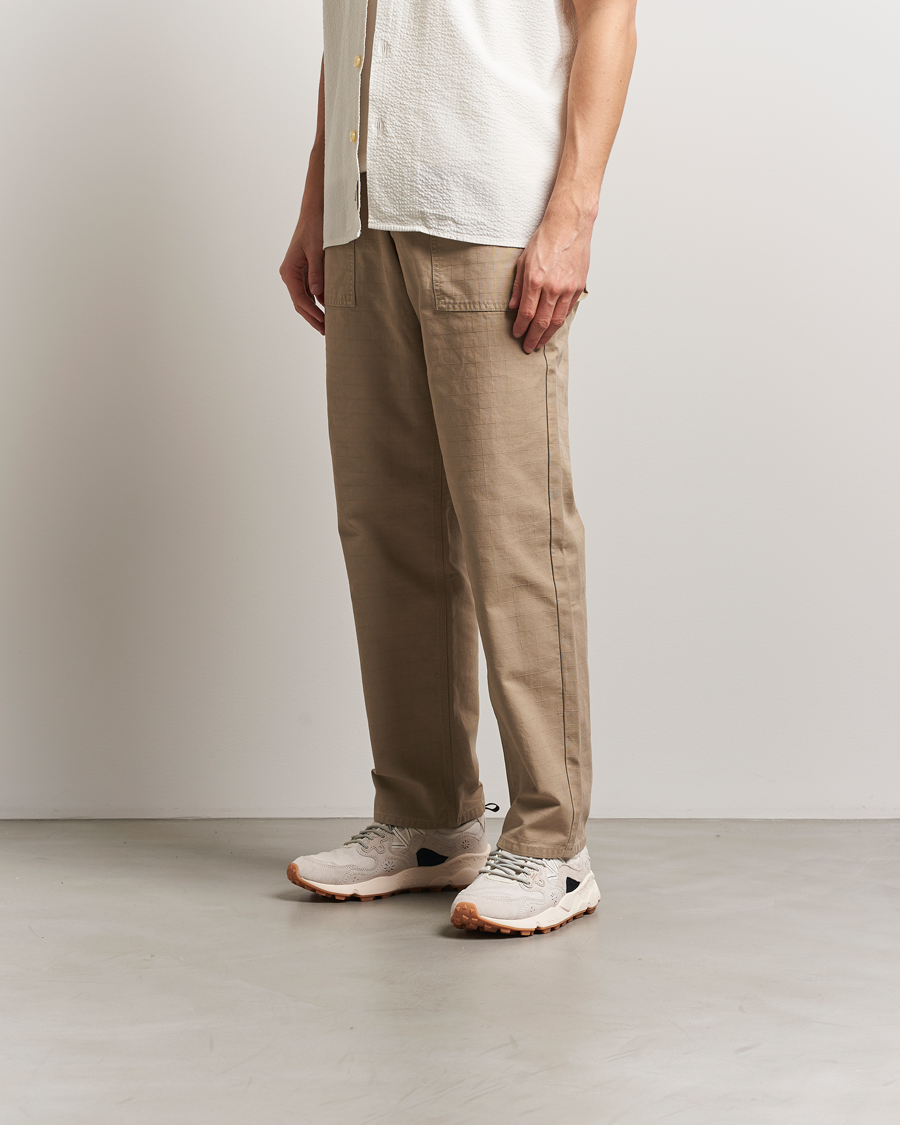Hombres | Zapatillas | Flower Mountain | Yamano 3 Suede/Nylon Sneaker Beige