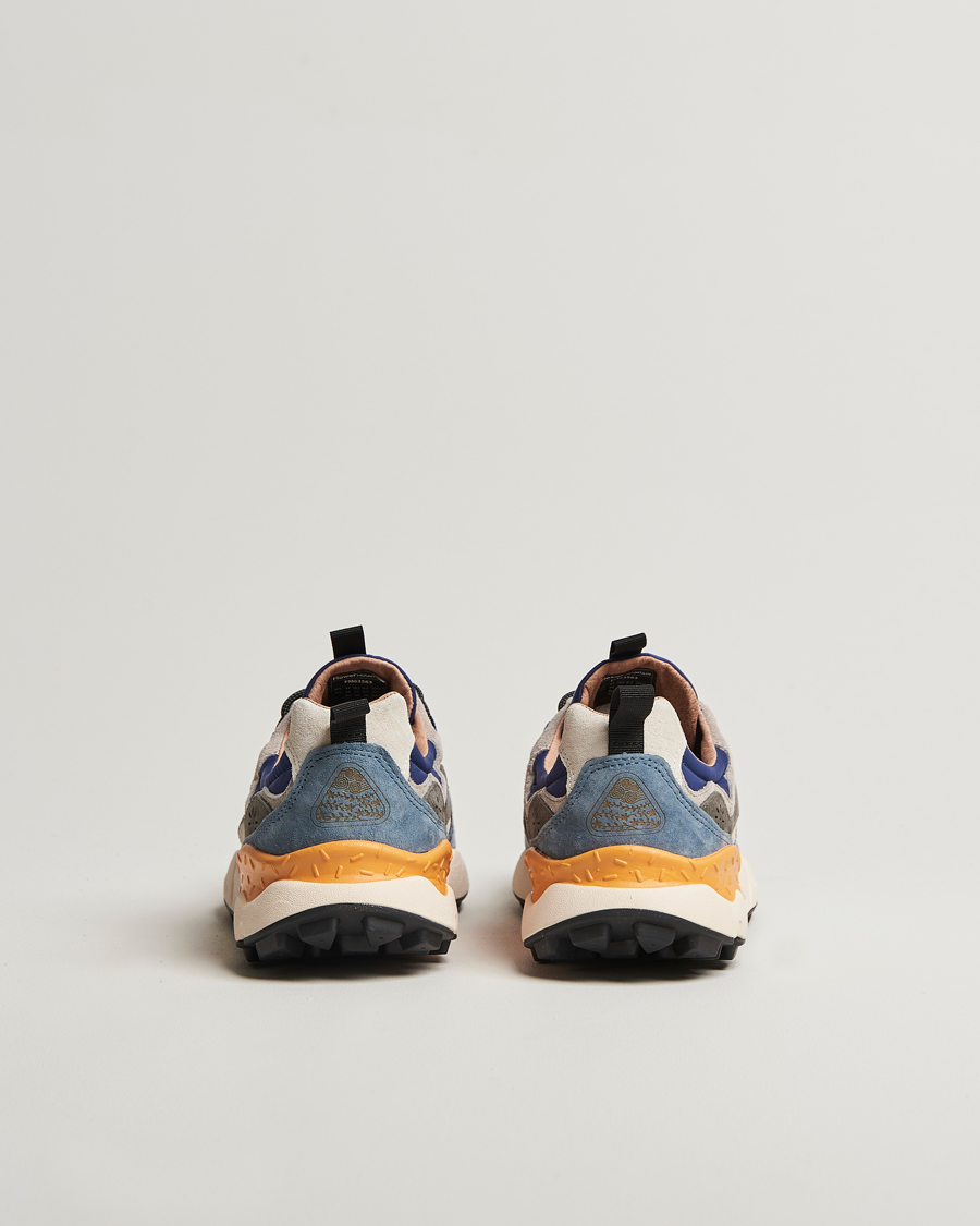 Hombres | Flower Mountain Yamano 3 Suede/Nylon Sneaker Mixed Blue | Flower Mountain | Yamano 3 Suede/Nylon Sneaker Mixed Blue