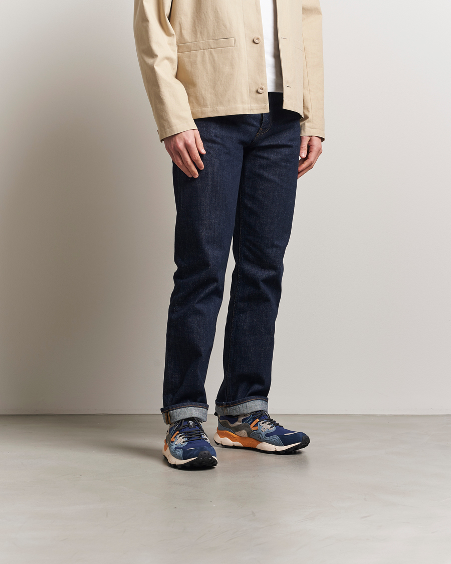 Hombres | Flower Mountain Yamano 3 Suede/Nylon Sneaker Mixed Blue | Flower Mountain | Yamano 3 Suede/Nylon Sneaker Mixed Blue