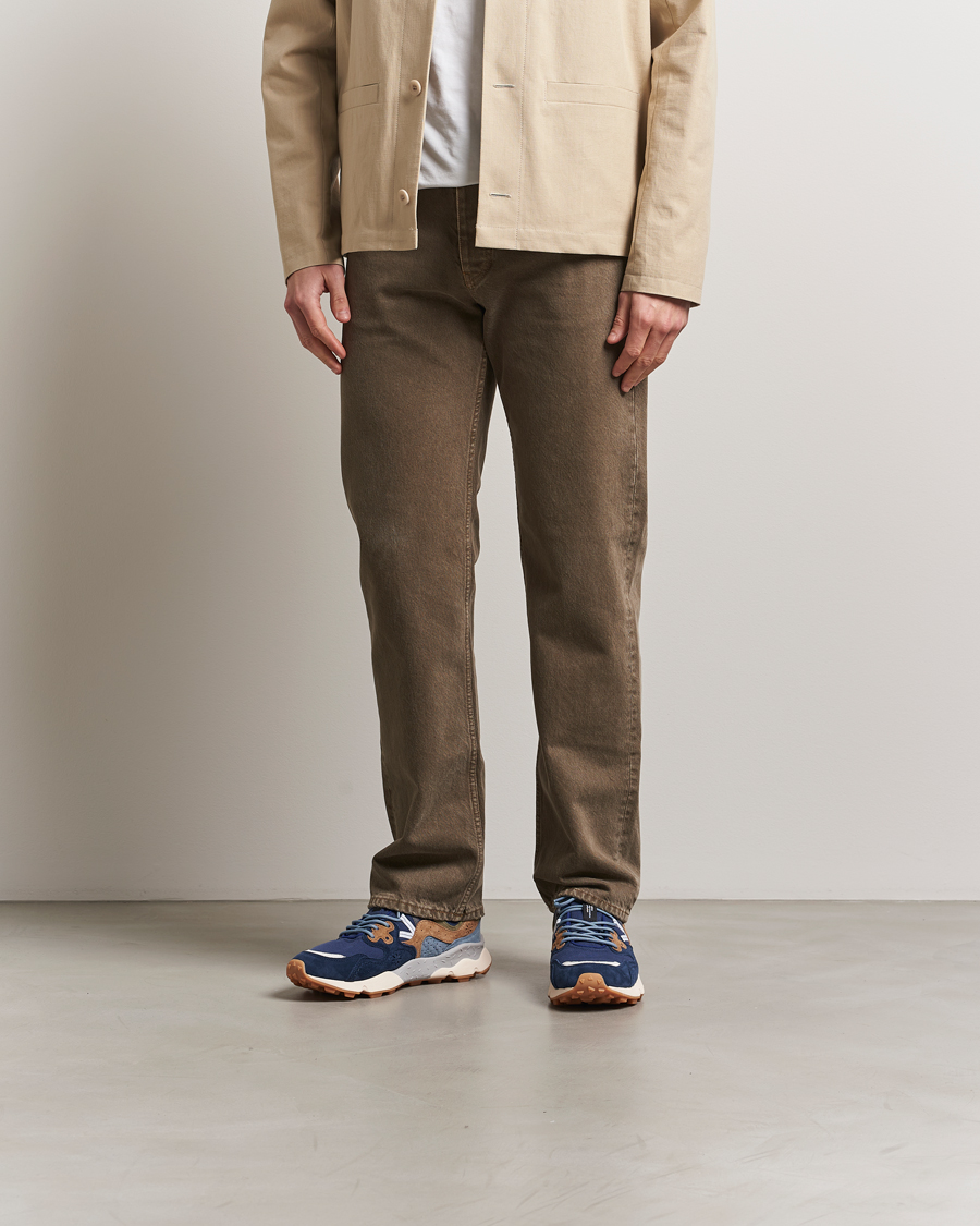 Hombres | Flower Mountain Yamano 3 Suede/Canvas Sneaker Navy | Flower Mountain | Yamano 3 Suede/Canvas Sneaker Navy