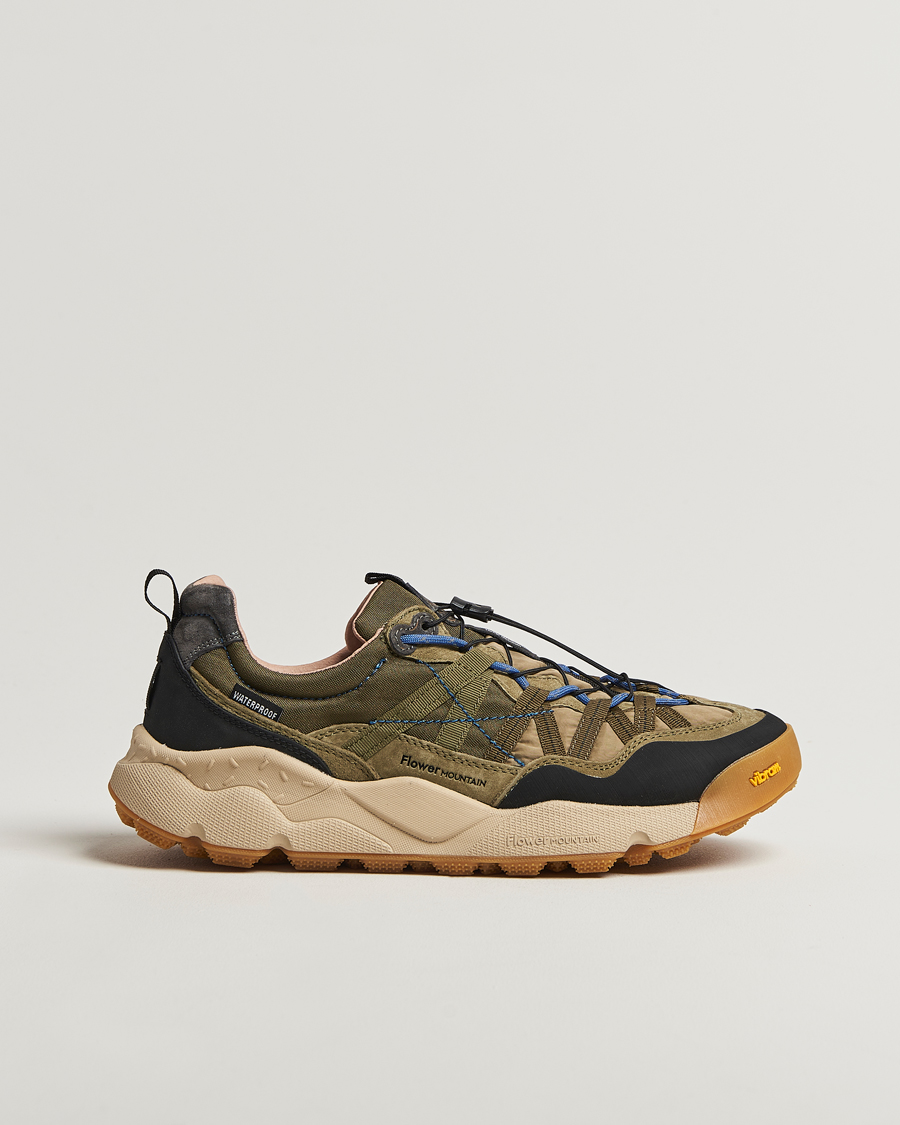 Hombres | Flower Mountain Iwano 2 Suede/Nylon Trail Sneaker Green | Flower Mountain | Iwano 2 Suede/Nylon Trail Sneaker Green