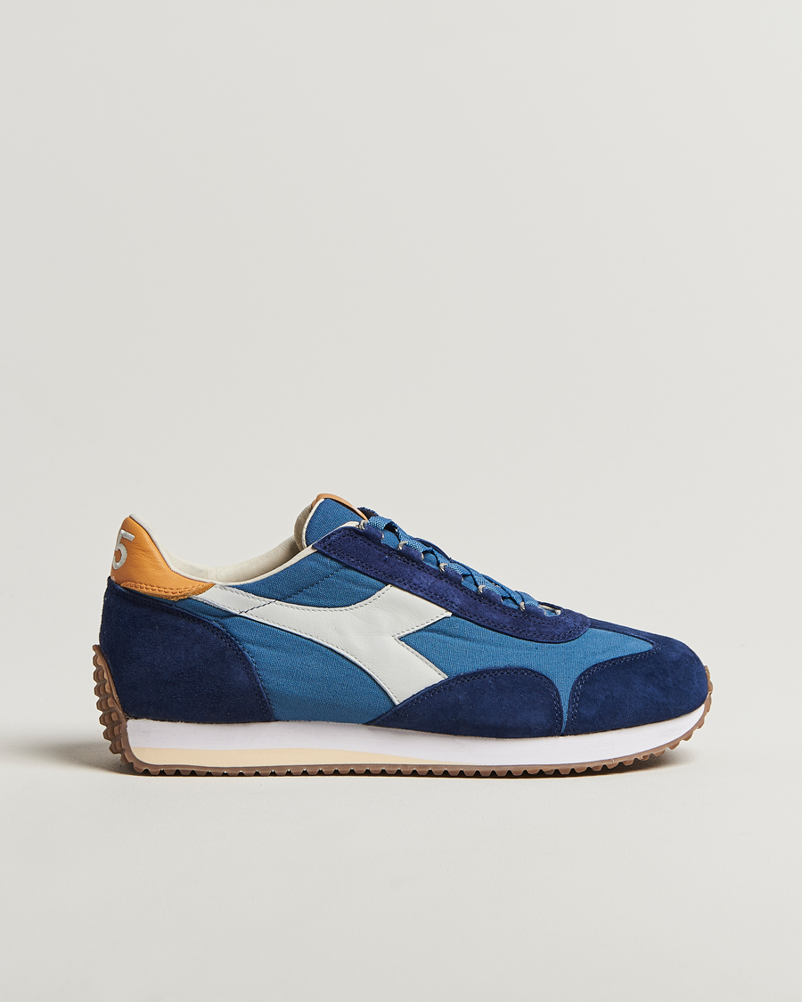 Hombres | Diadora Equipe Canvas Running Sneaker Blue | Diadora | Equipe Canvas Running Sneaker Blue