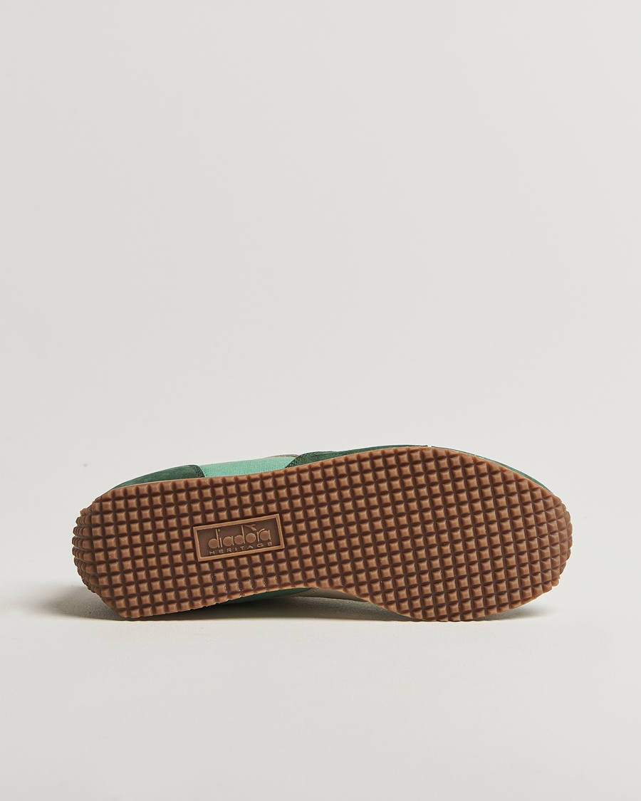 Hombres | Diadora Equipe Canvas Running Sneaker Green | Diadora | Equipe Canvas Running Sneaker Green