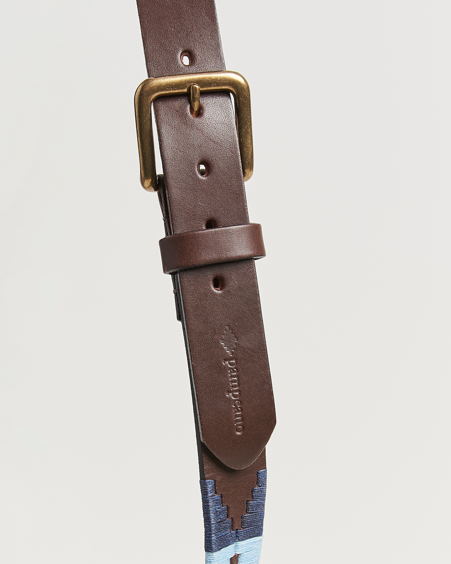 Hombres | Cinturones | Pampeano | Multi Hand Stitched Classic Leather Belt 3,5cm