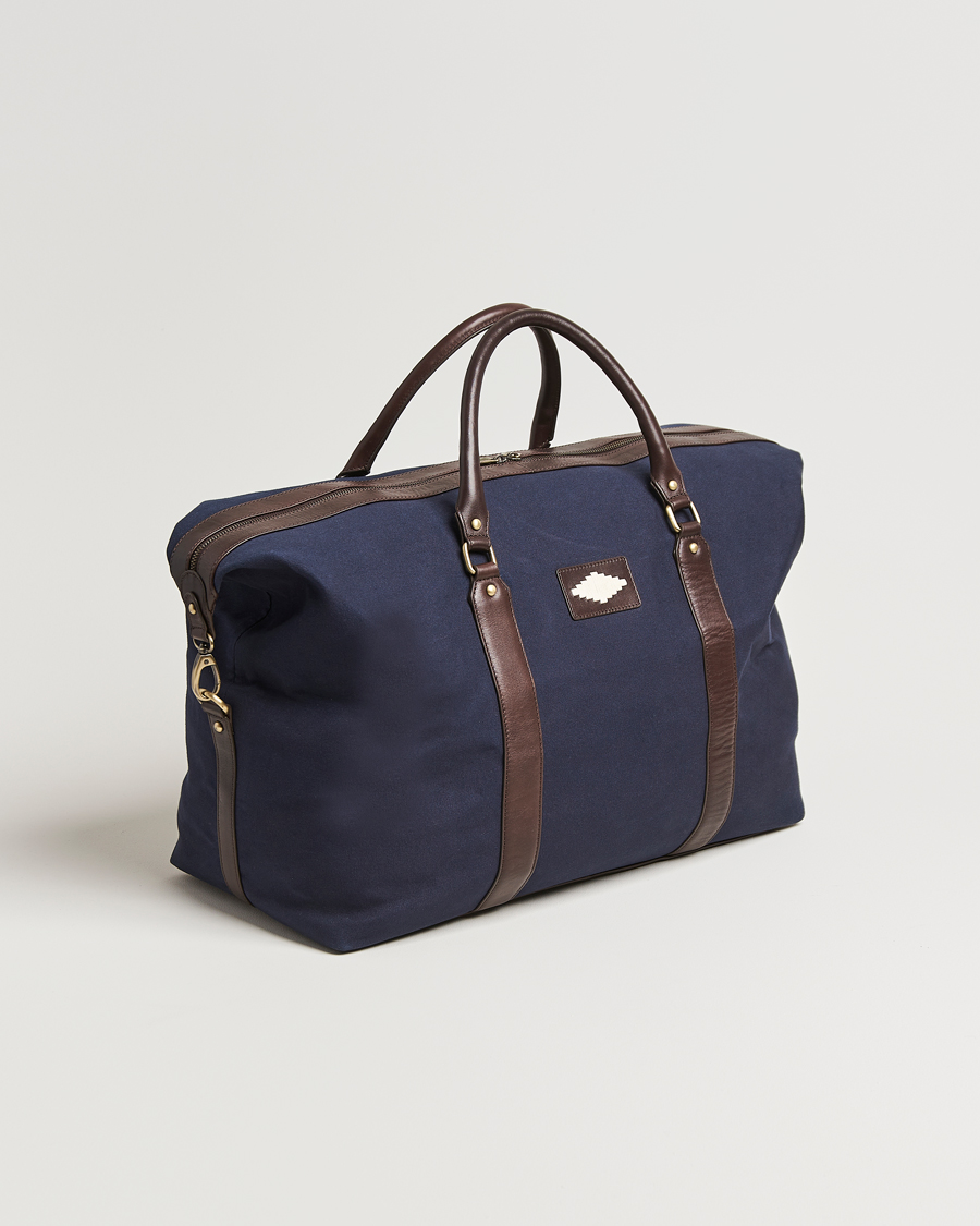 Hombres | Pampeano Cabballero Large Canvas Weekend Bag Navy | Pampeano | Cabballero Large Canvas Weekend Bag Navy