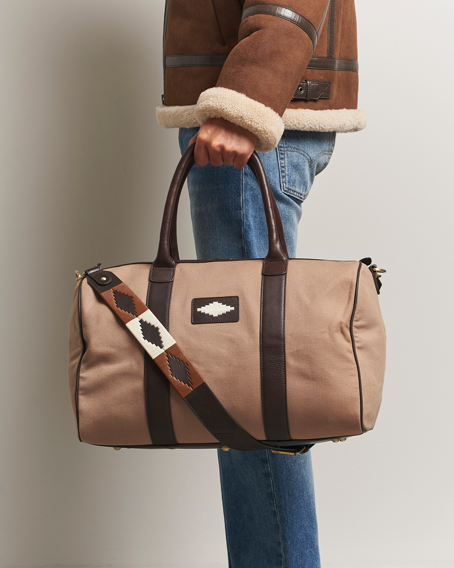 Hombres | Bolsos | Pampeano | Varon Small Canvas Weekend Bag Khaki